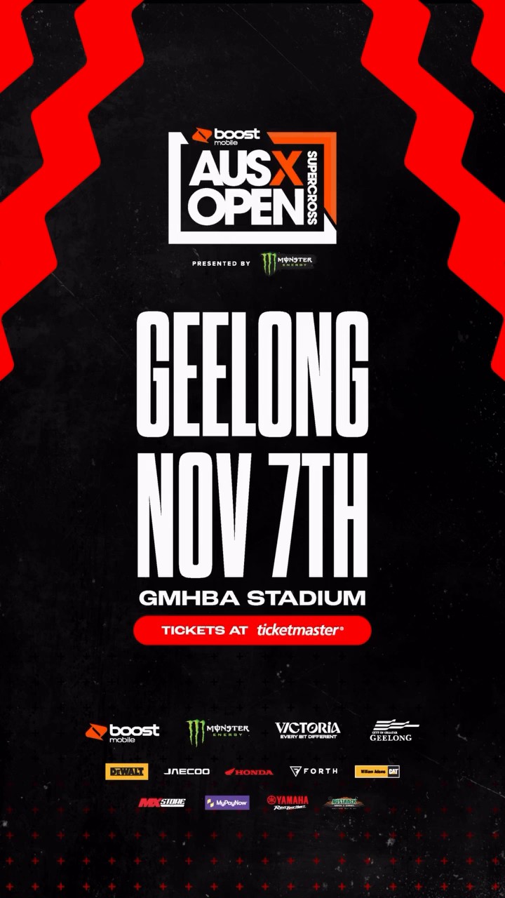 Boost Mobile AUSX OPEN — spectator event in Geelong, VIC on Saturday 7 November 2026