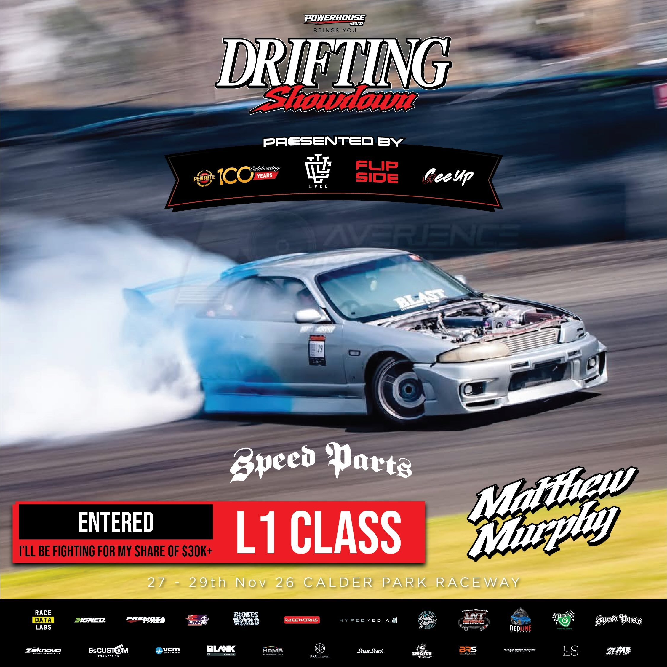 Drifting Showdown — JDM spectator event in Melbourne, VIC on Friday 27 November 2026