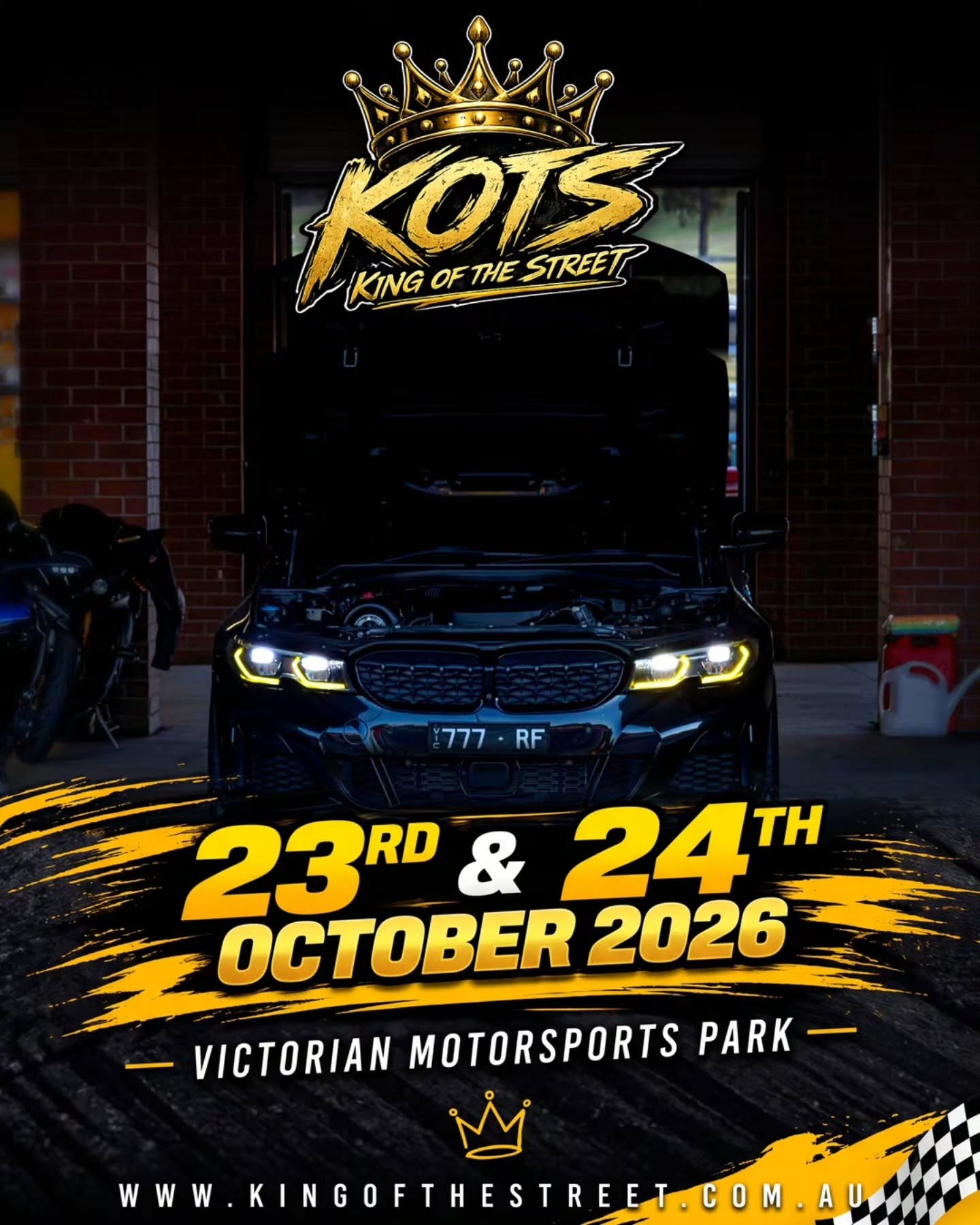 King of the Street — Muscle spectator event in Melbourne, VIC on Friday 23 October 2026