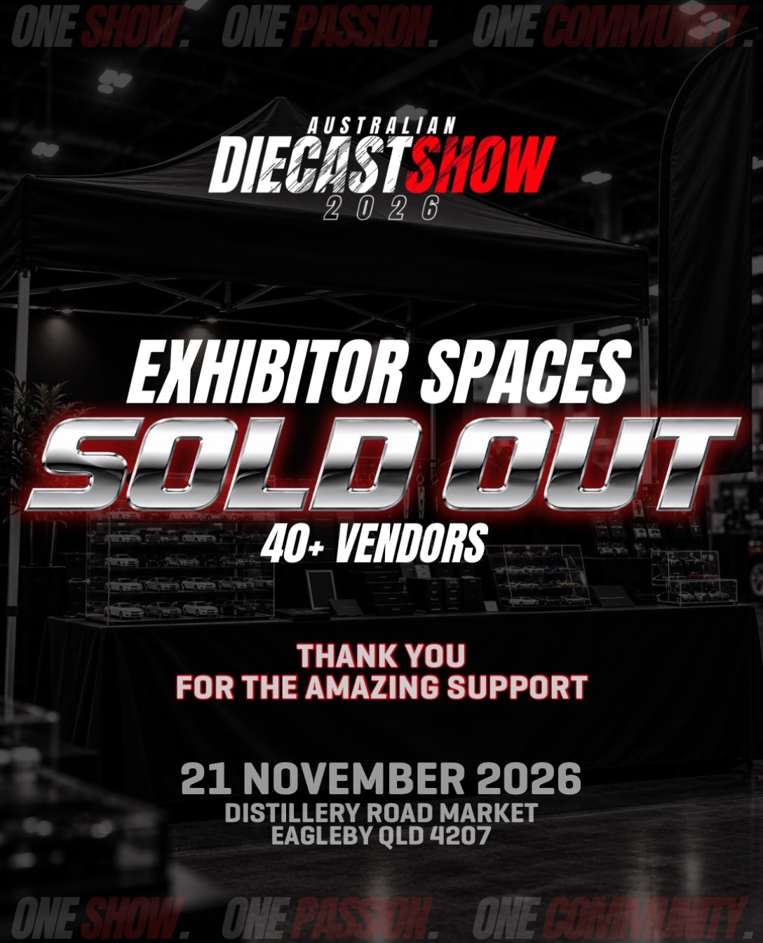 Australian Diecast Show — JDM car meet in Brisbane, QLD on Saturday 21 November 2026