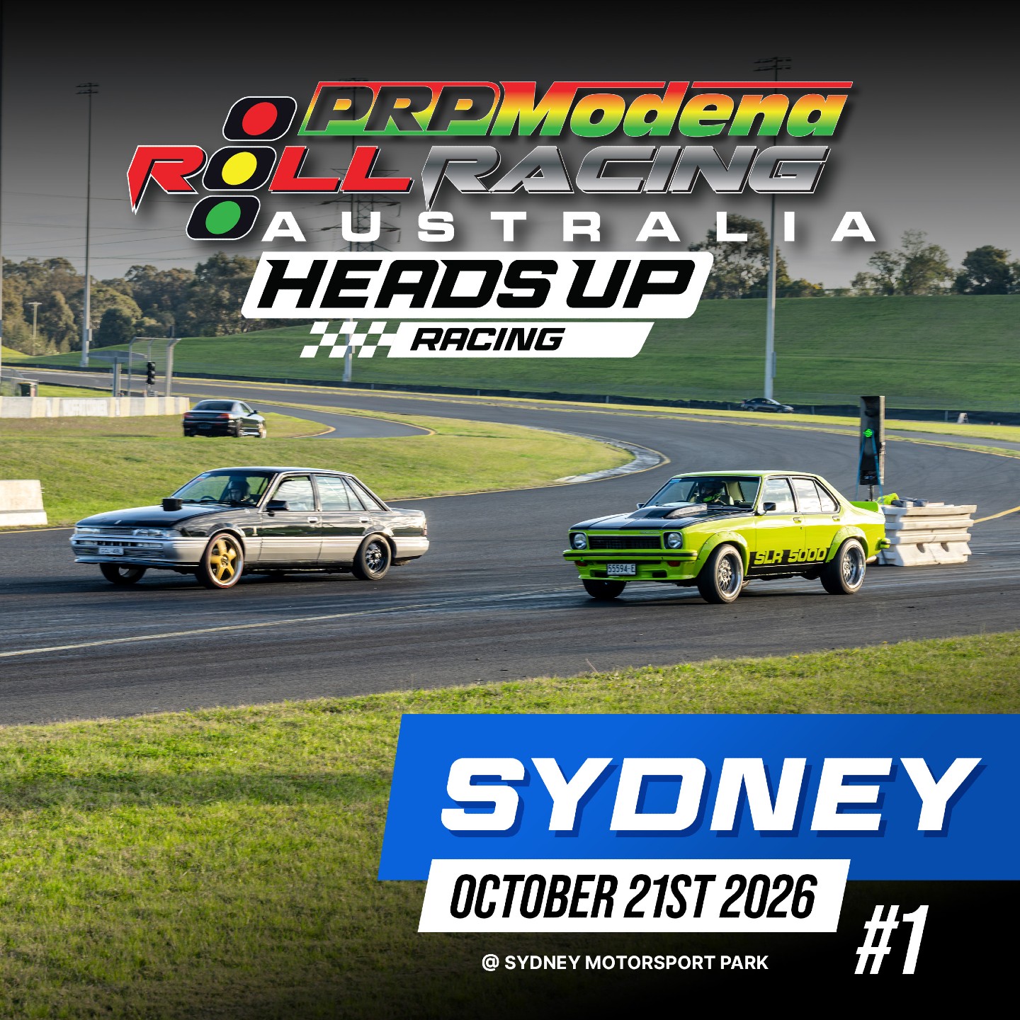 Heads Up Racing #1 — Muscle/JDM track day in Sydney, NSW on Wednesday 21 October 2026
