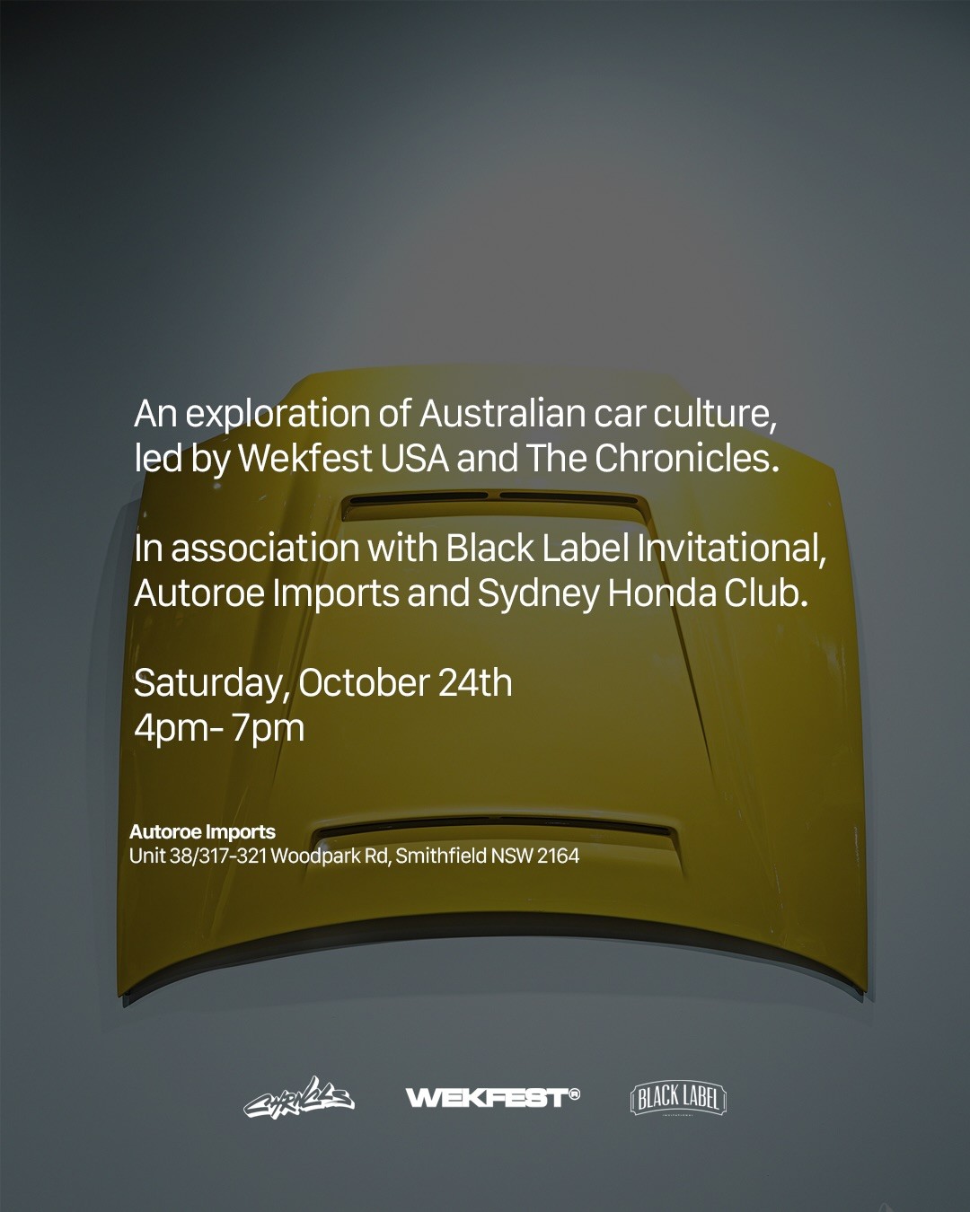 Australia Meet — JDM/Stance car meet in Sydney, NSW on Saturday 24 October 2026