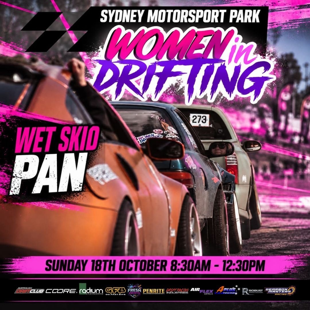 Women In Drifting — JDM track day in Sydney, NSW on Sunday 18 October 2026