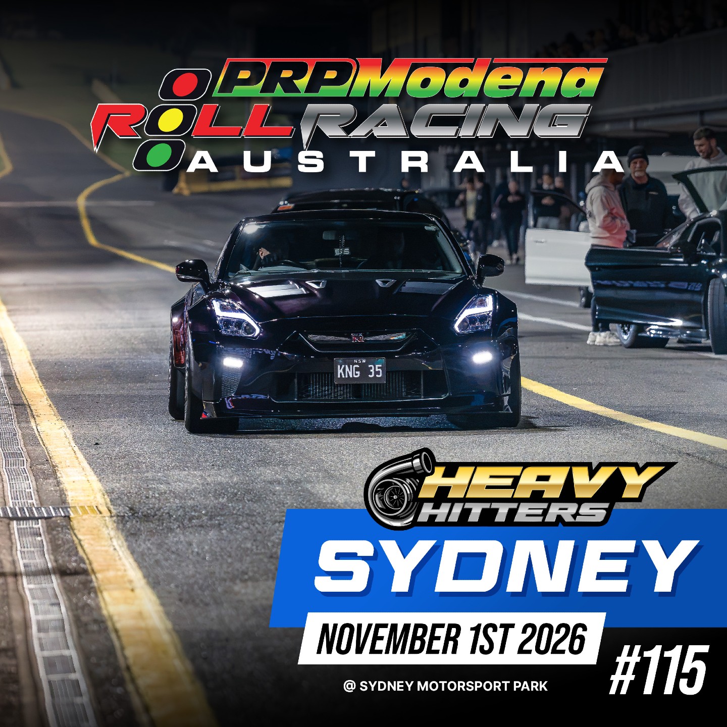 Heavy Hitters Sydney — Exotic/JDM track day in Sydney, NSW on Sunday 1 November 2026