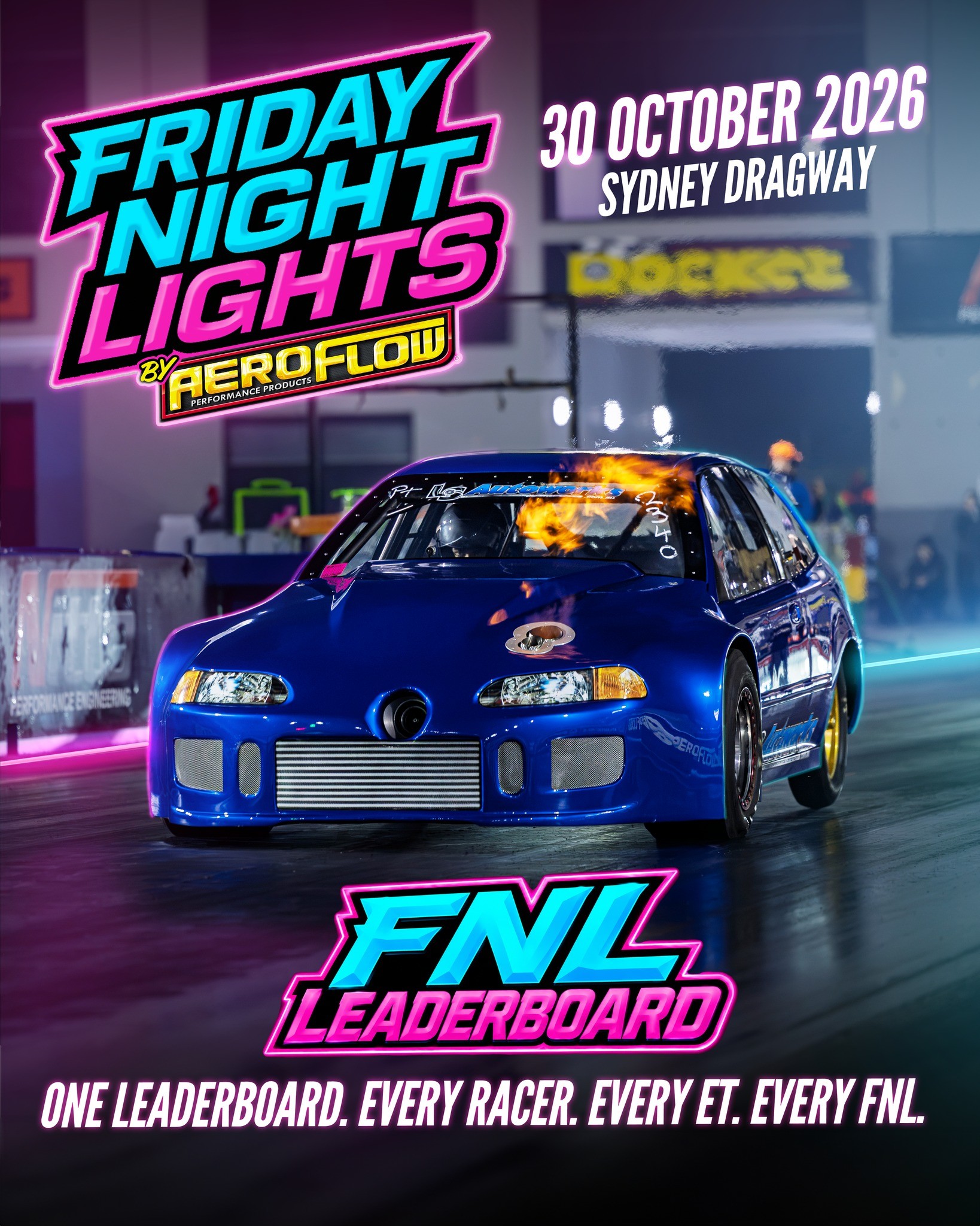 Friday Night Lights — Muscle track day in Sydney, NSW on Friday 30 October 2026
