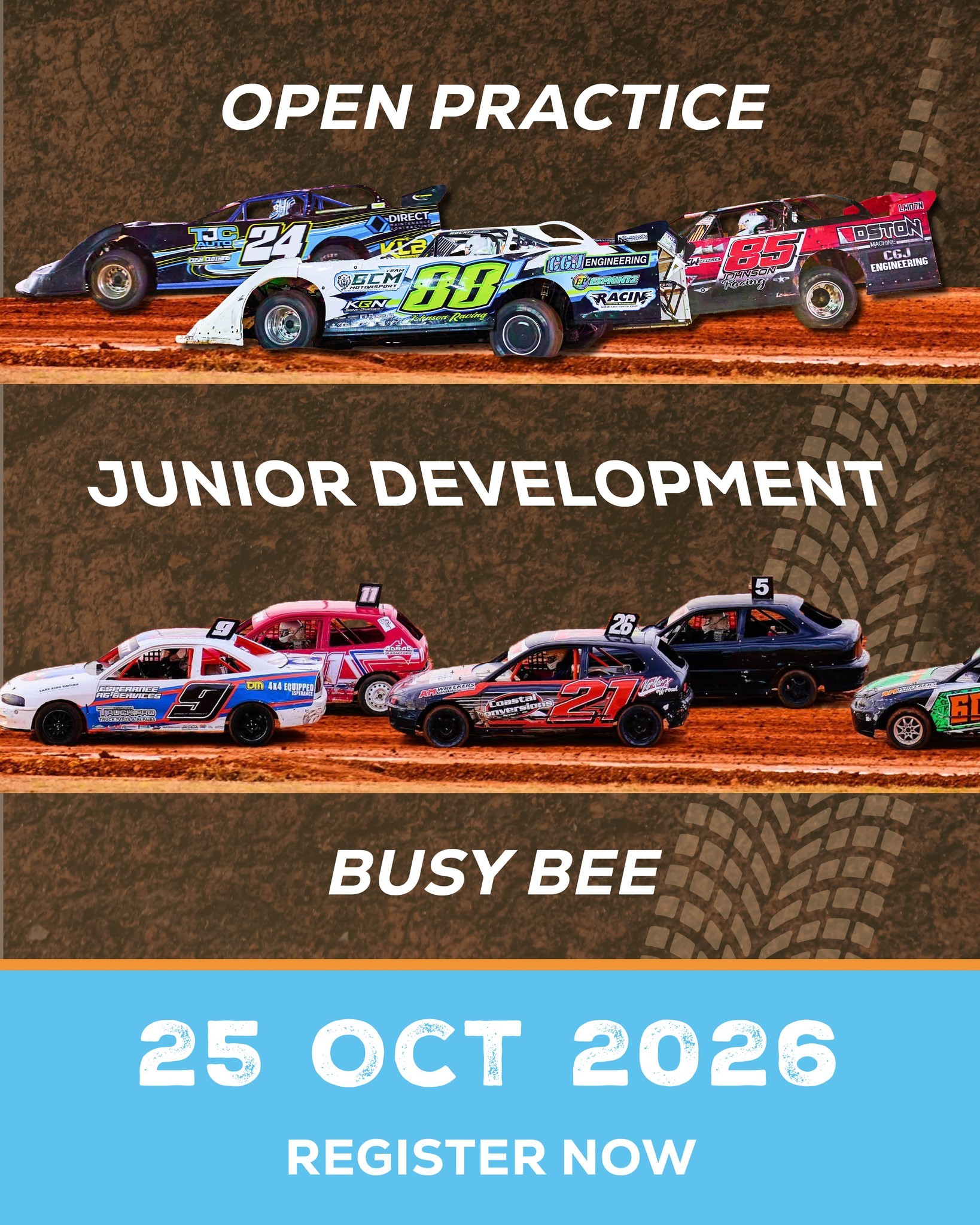 Open Practice & Busy Bee — track day in Perth, WA on Sunday 25 October 2026