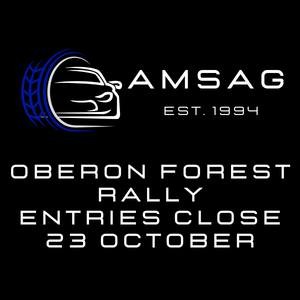AMSAG Oberon Forest Rally — track day in Bathurst, NSW on Saturday 31 October 2026
