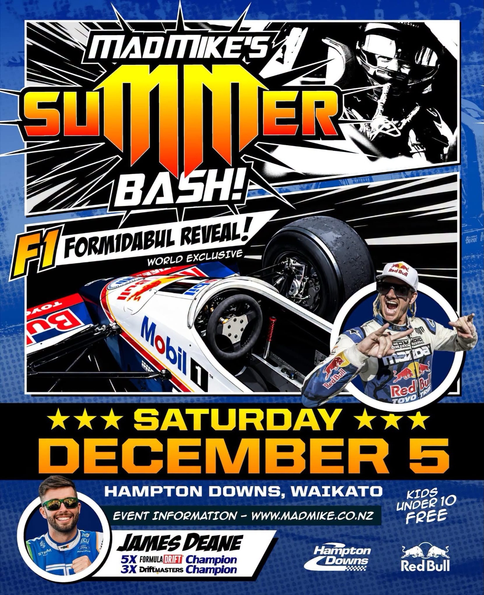 Mad Mike's Summer Bash! — JDM/Stance spectator event in International on Saturday 5 December 2026