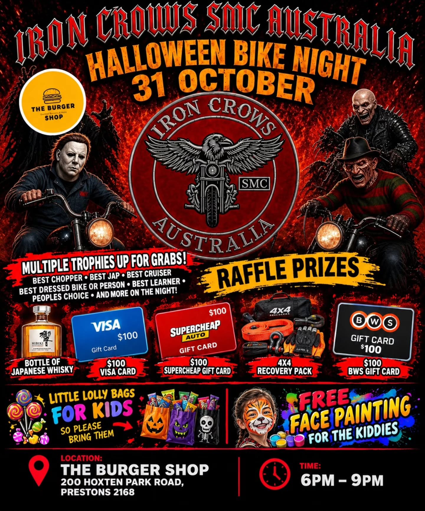 Halloween Bike Night — car meet in Sydney, NSW on Saturday 31 October 2026
