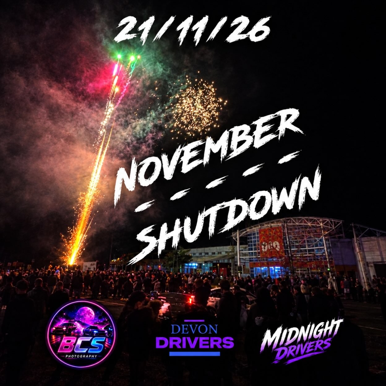 November Shutdown — Round 2 — car meet in International on Saturday 21 November 2026