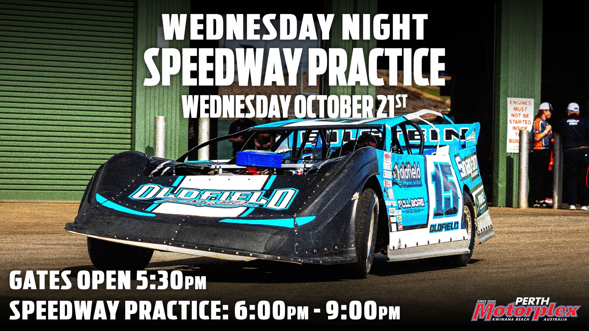 Wednesday Night Speedway Practice — Muscle track day in Perth, WA on Wednesday 21 October 2026