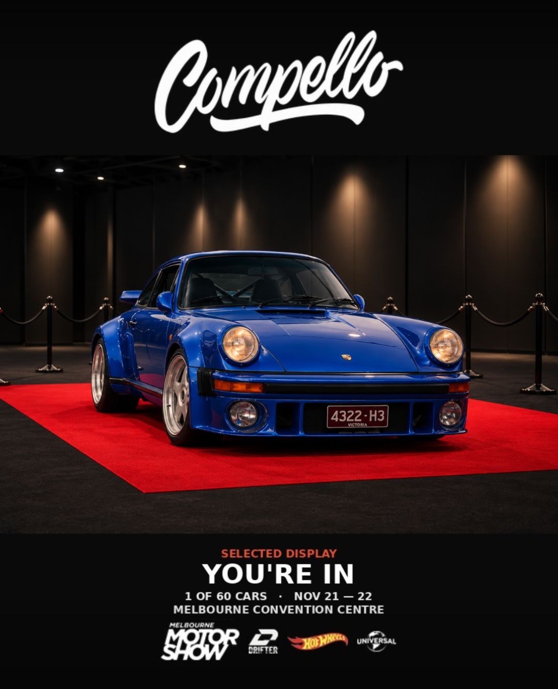 Compello — Classic/Euro spectator event in Melbourne, VIC on Saturday 21 November 2026