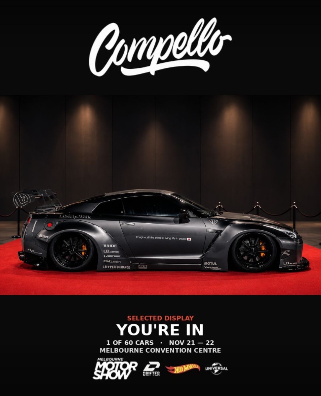 Melbourne Motor Show — Euro/JDM spectator event in Melbourne, VIC on Saturday 21 November 2026
