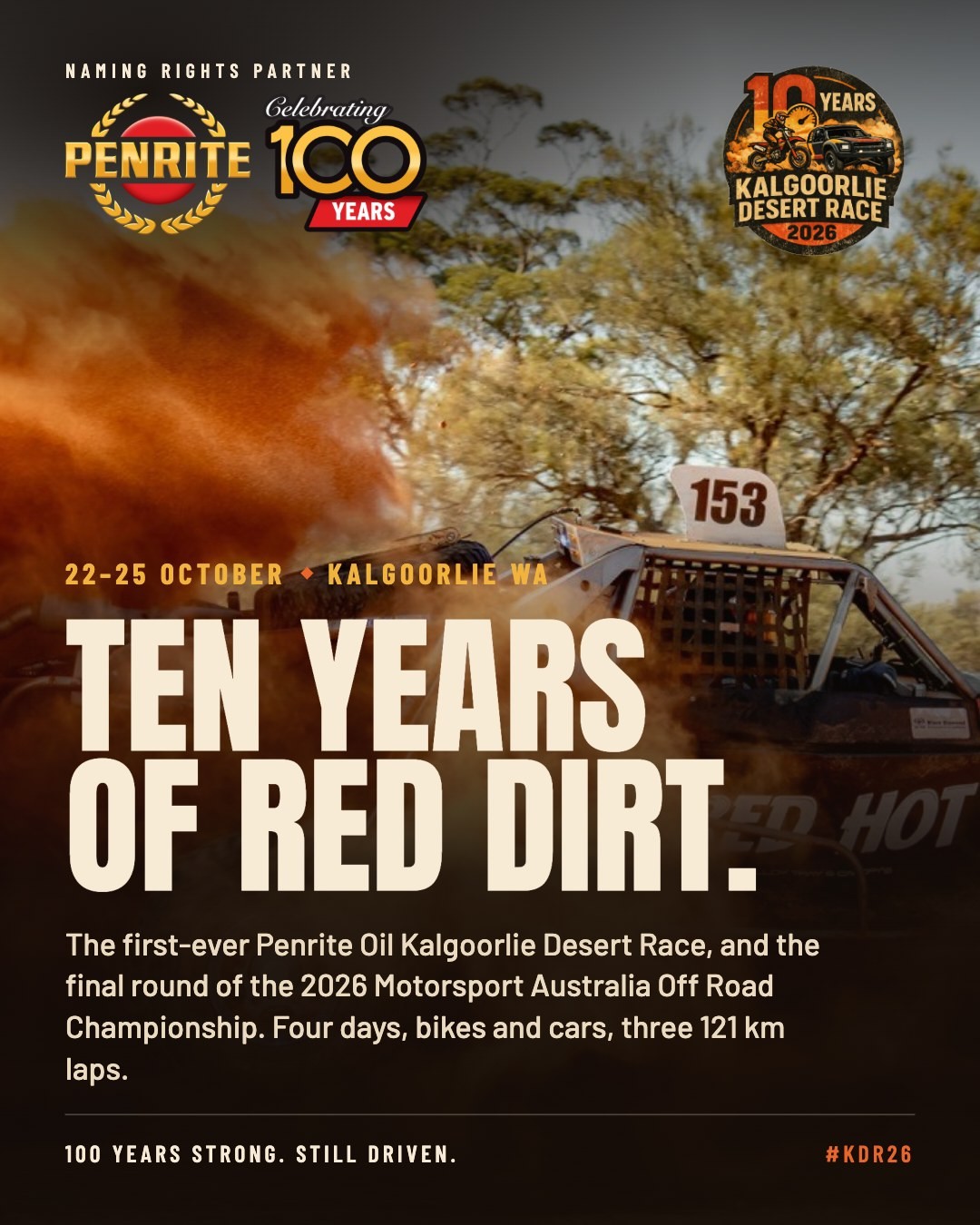 Penrite Oil Kalgoorlie Desert Race — 4x4 spectator event in Perth, WA on Thursday 22 October 2026