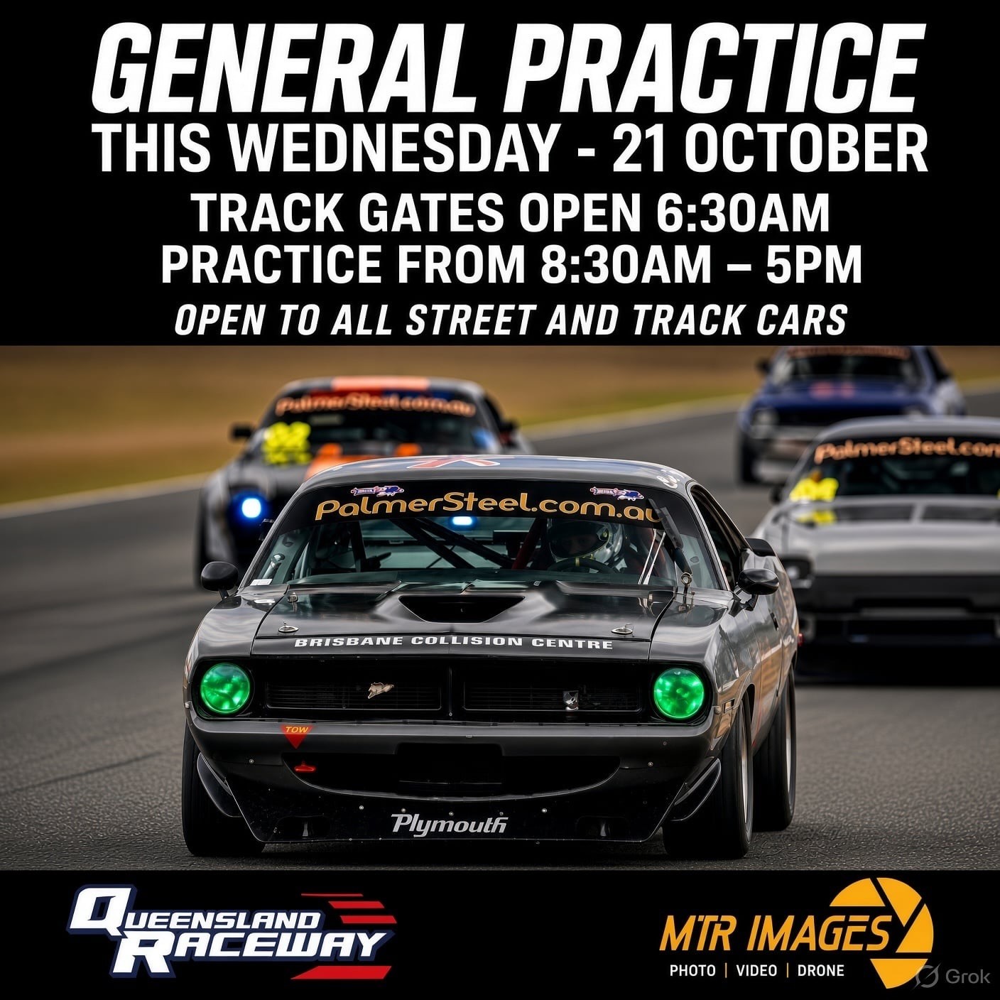 General Practice — track day in Brisbane, QLD on Wednesday 21 October 2026