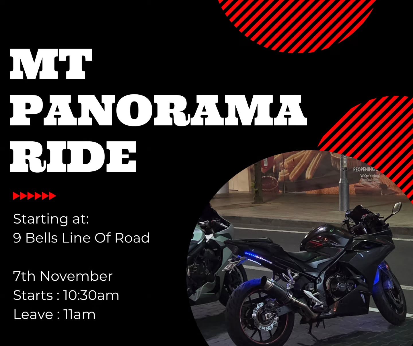 Mt Panorama Ride — JDM car meet in Sydney, NSW on Saturday 7 November 2026