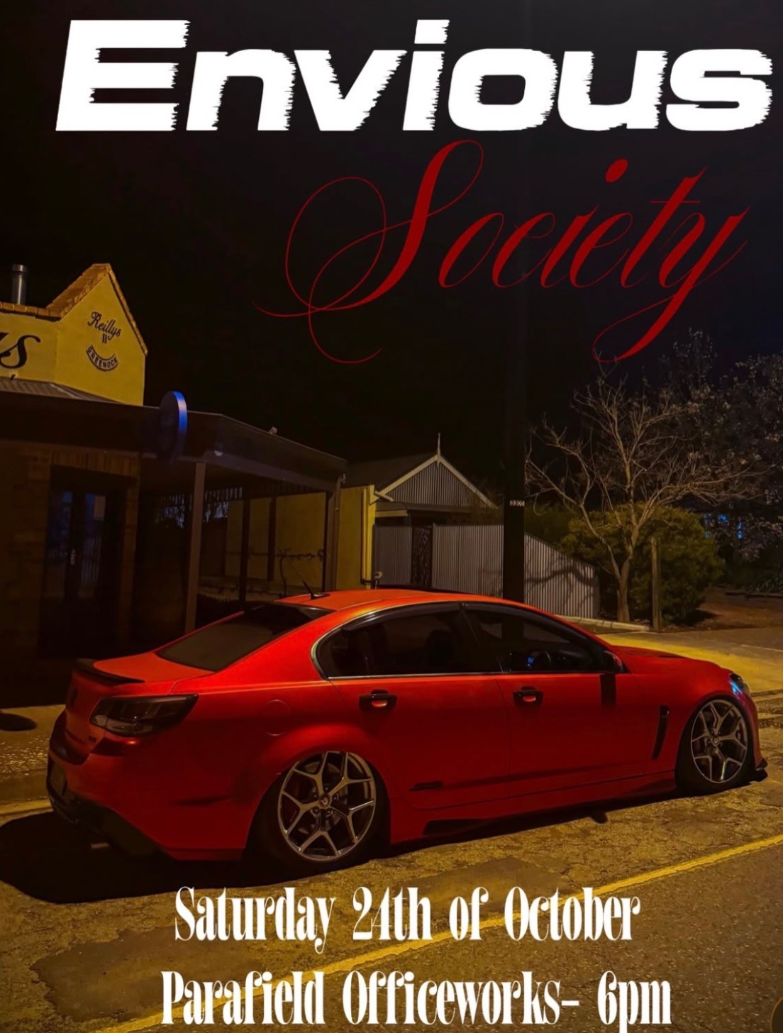 Envious Society — JDM/Muscle car meet in Adelaide, SA on Saturday 24 October 2026