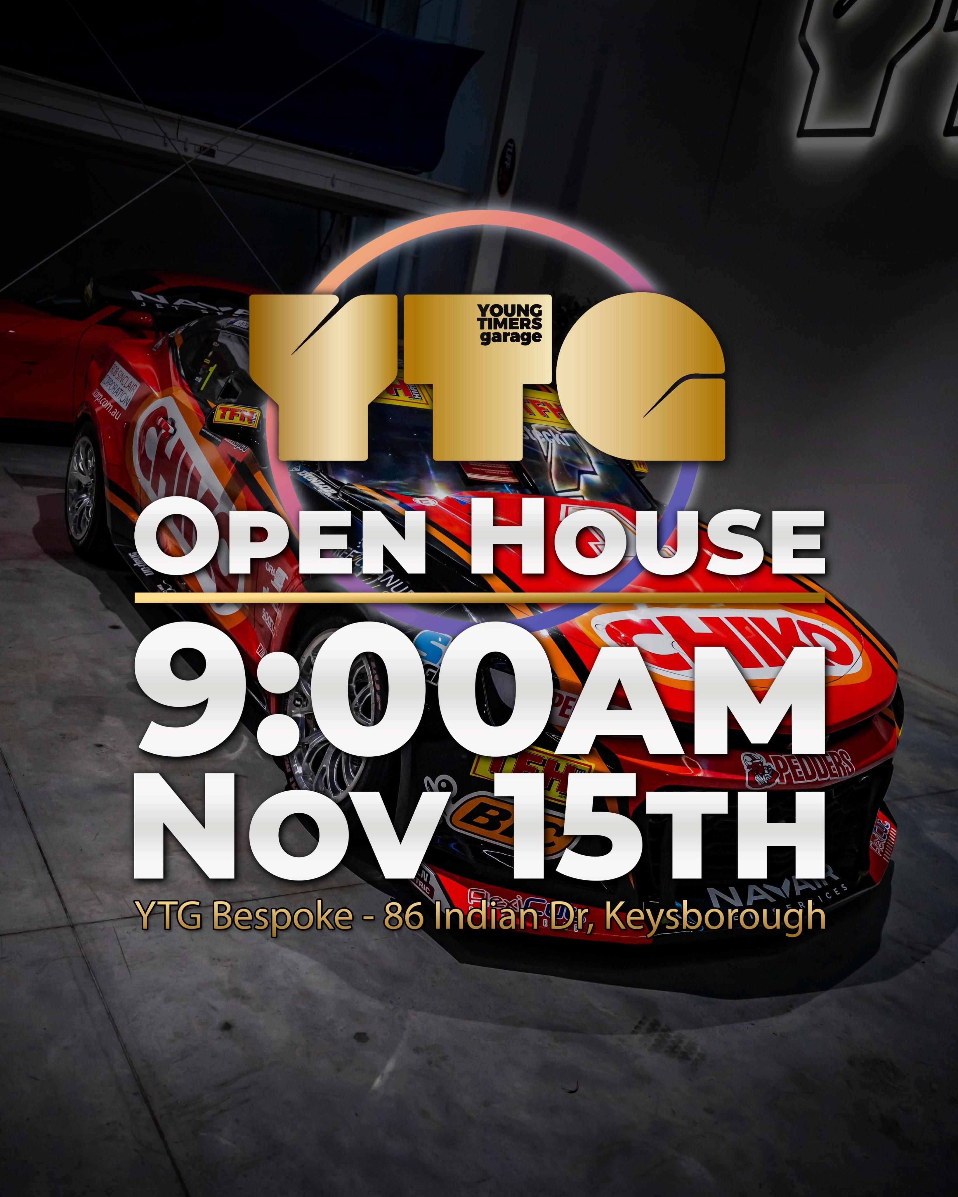 YTG Open House — Classic/Euro car meet in Melbourne, VIC on Sunday 15 November 2026