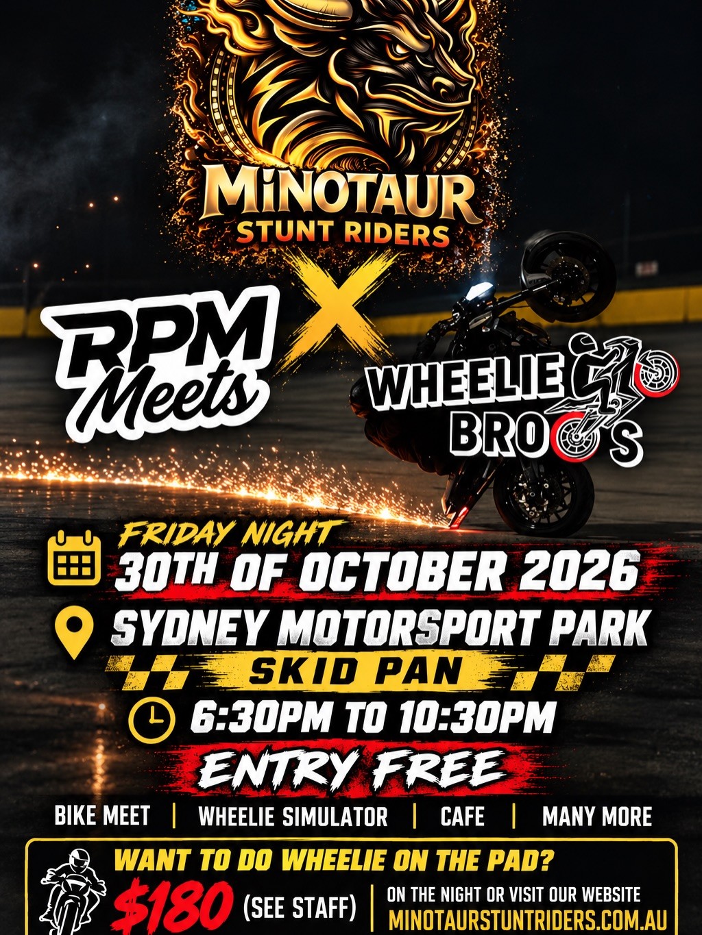 Stunt Session #3 — JDM car meet in Sydney, NSW on Friday 30 October 2026