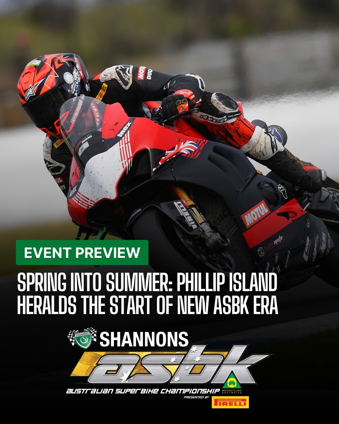 Australian Superbike Championship — spectator event in Melbourne, VIC on Friday 23 October 2026