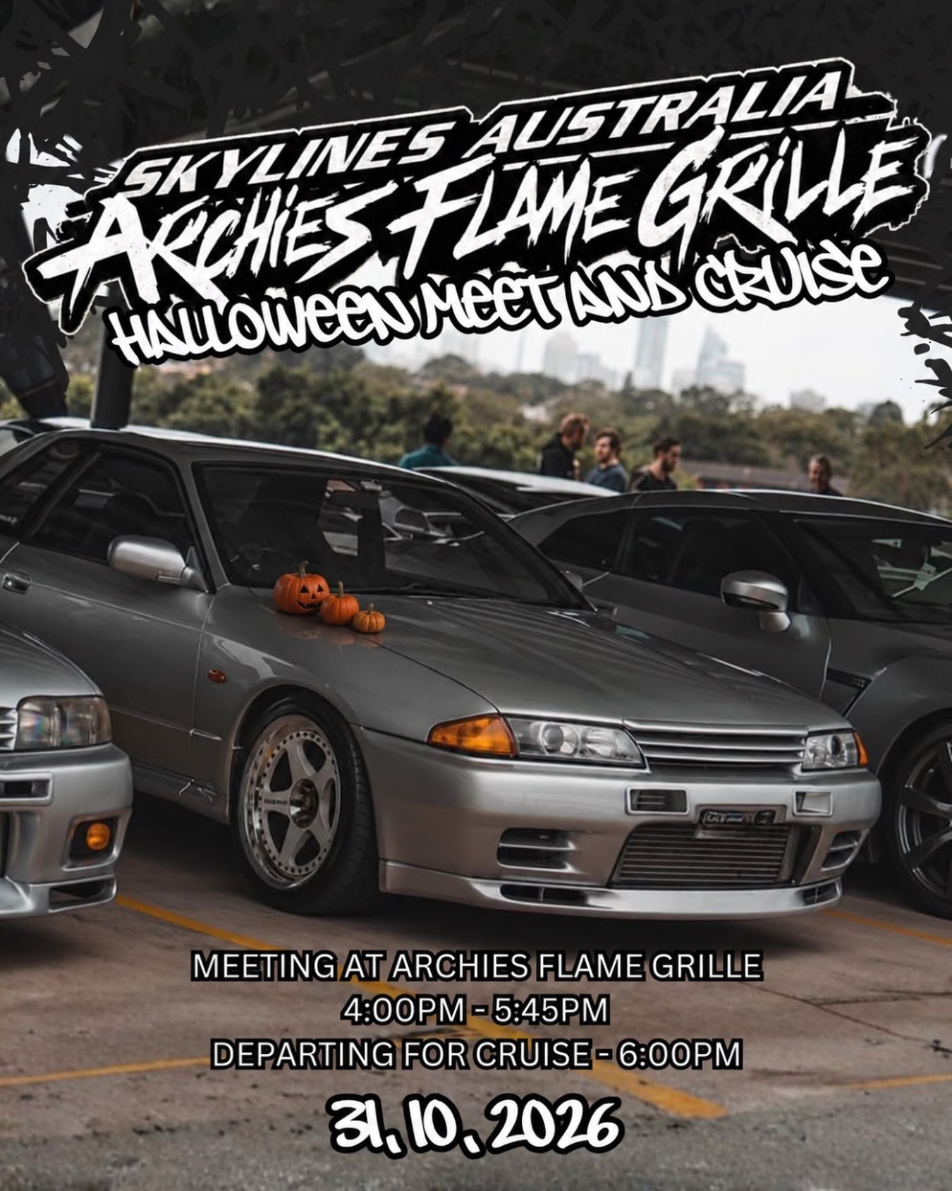 Archies Flame Grille Halloween Meet and Cruise — JDM car meet in Sydney, NSW on Saturday 31 October 2026
