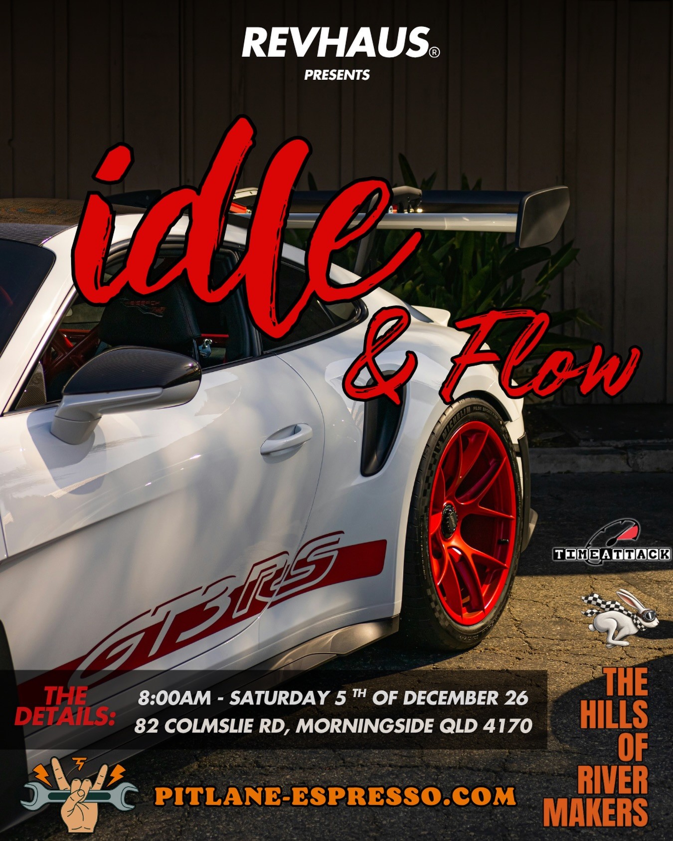 Idle & Flow — Euro/Exotic car meet in Brisbane, QLD on Saturday 5 December 2026
