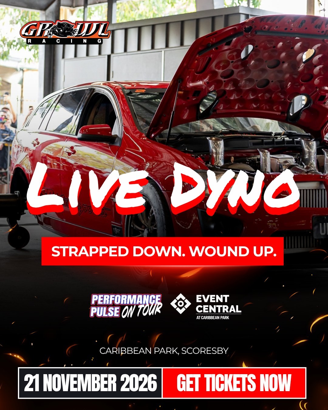 Performance Pulse On Tour — JDM/Muscle spectator event in Melbourne, VIC on Saturday 21 November 2026