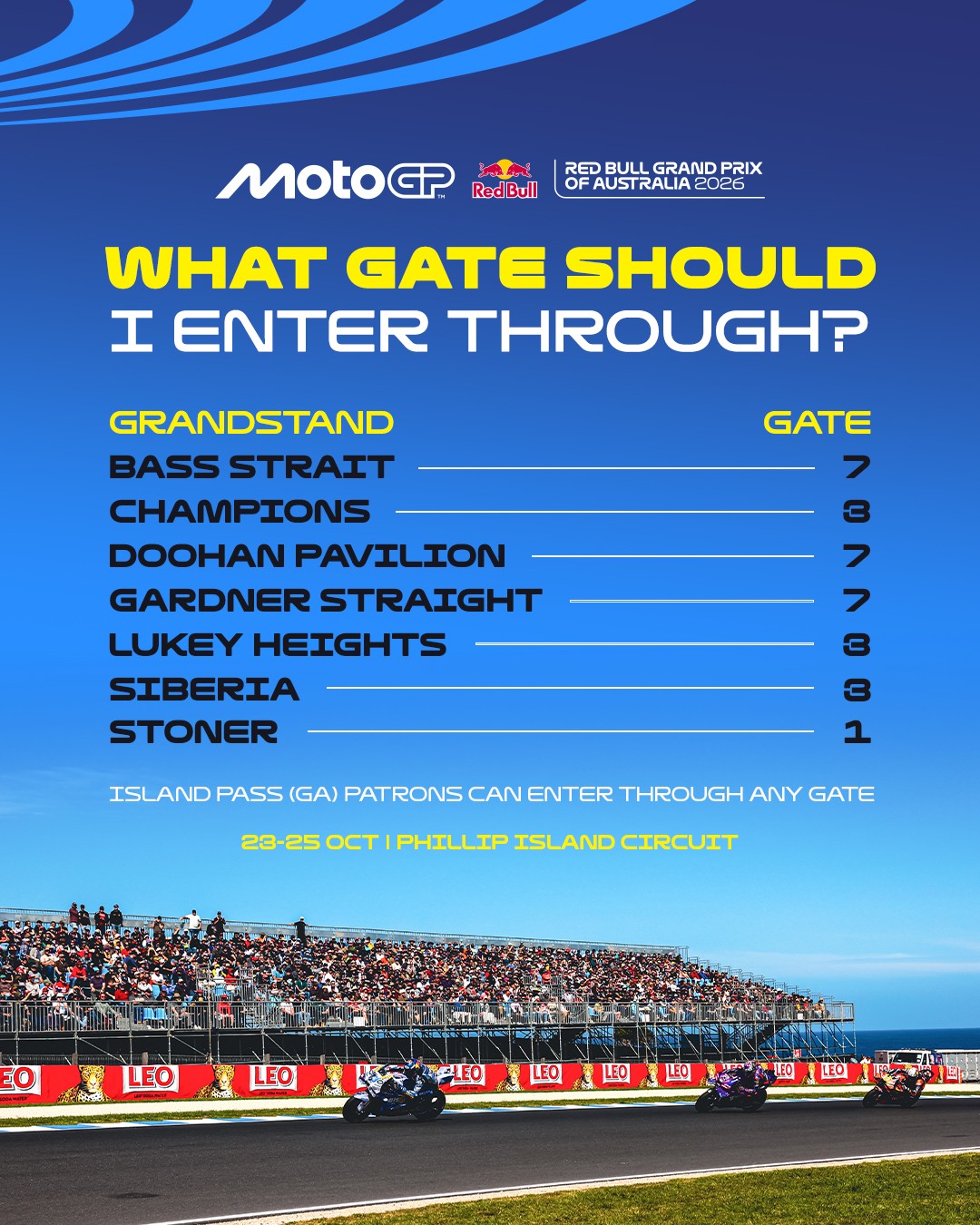Red Bull Grand Prix of Australia 2026 — spectator event in Melbourne, VIC on Friday 23 October 2026