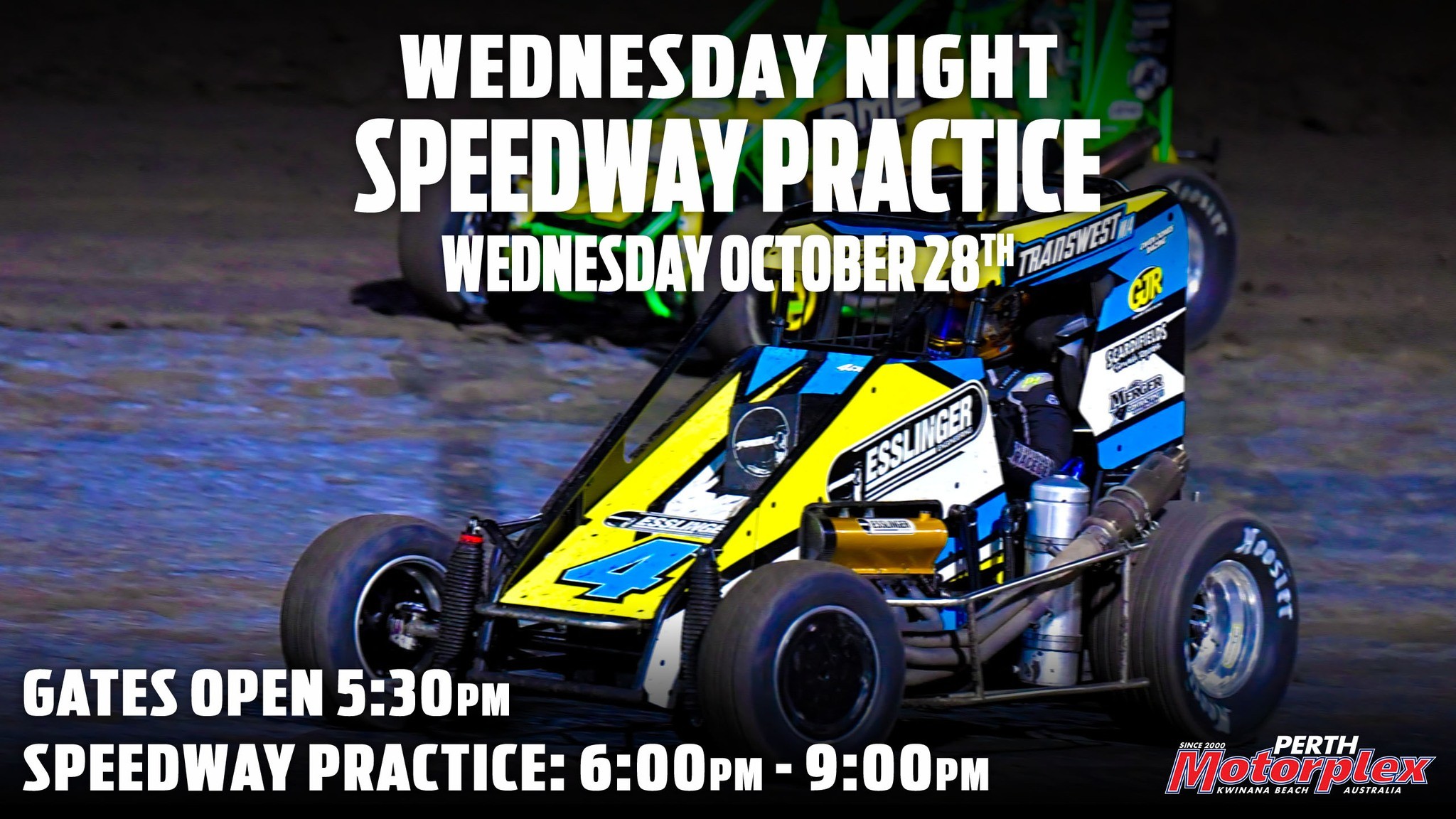 Wednesday Night Speedway Practice — Muscle track day in Perth, WA on Wednesday 28 October 2026