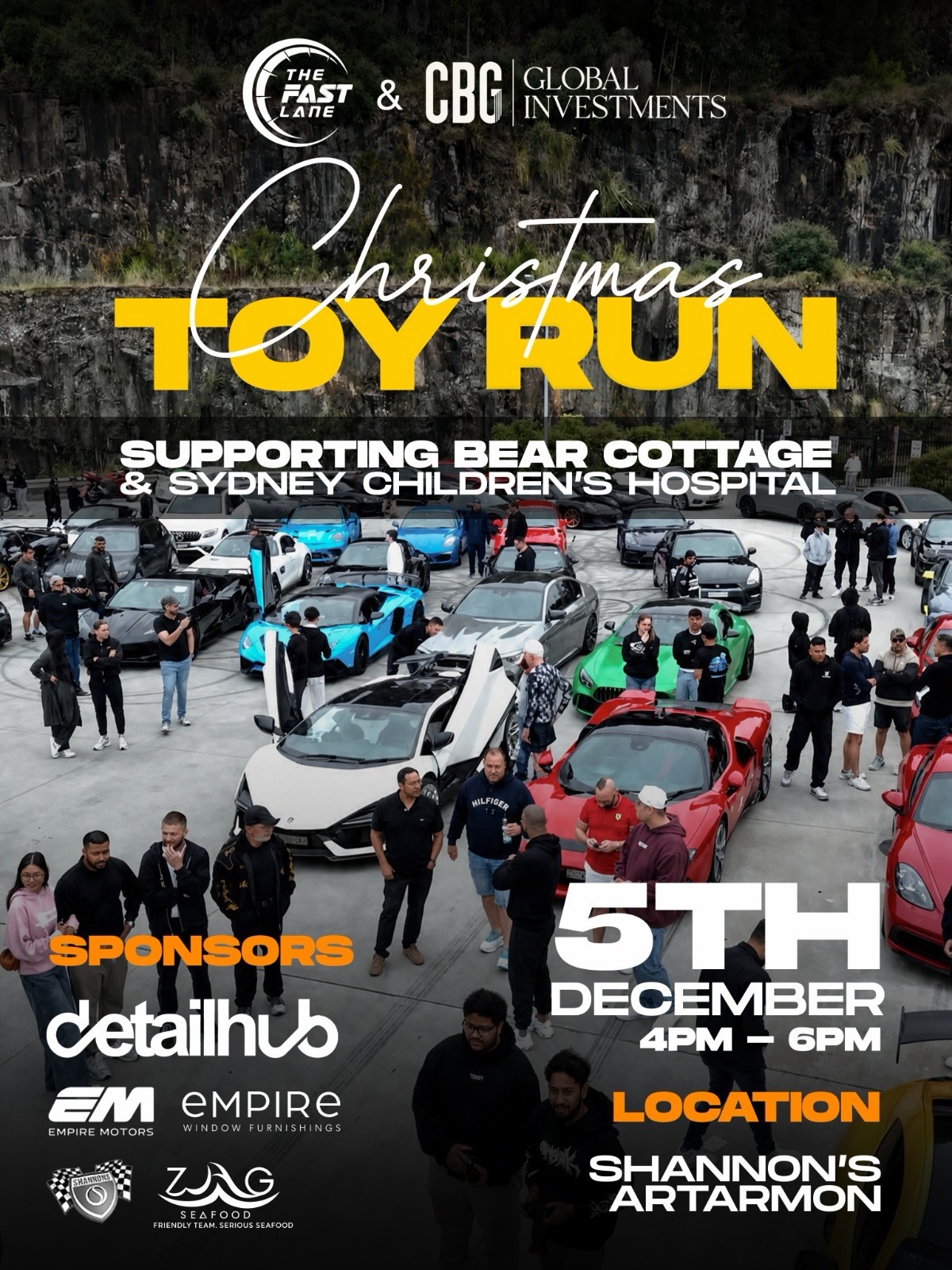 Christmas Toy Run — Exotic car meet in Sydney, NSW on Saturday 5 December 2026