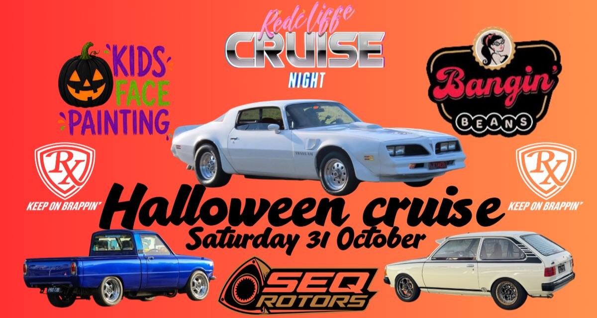 Redcliffe Cruise Night — JDM/Muscle car meet in Brisbane, QLD on Saturday 31 October 2026