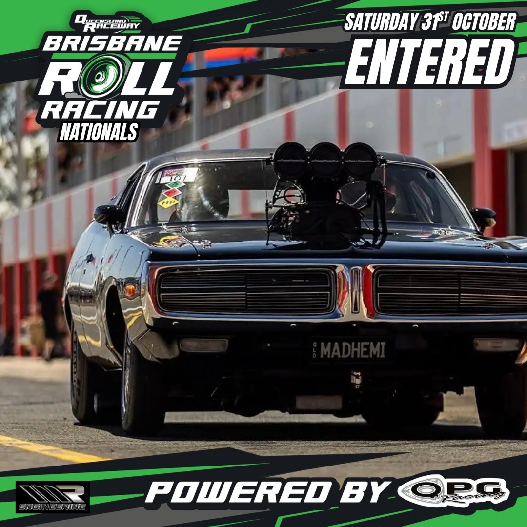 Brisbane Roll Racing Nationals — Muscle/JDM track day in Brisbane, QLD on Saturday 31 October 2026