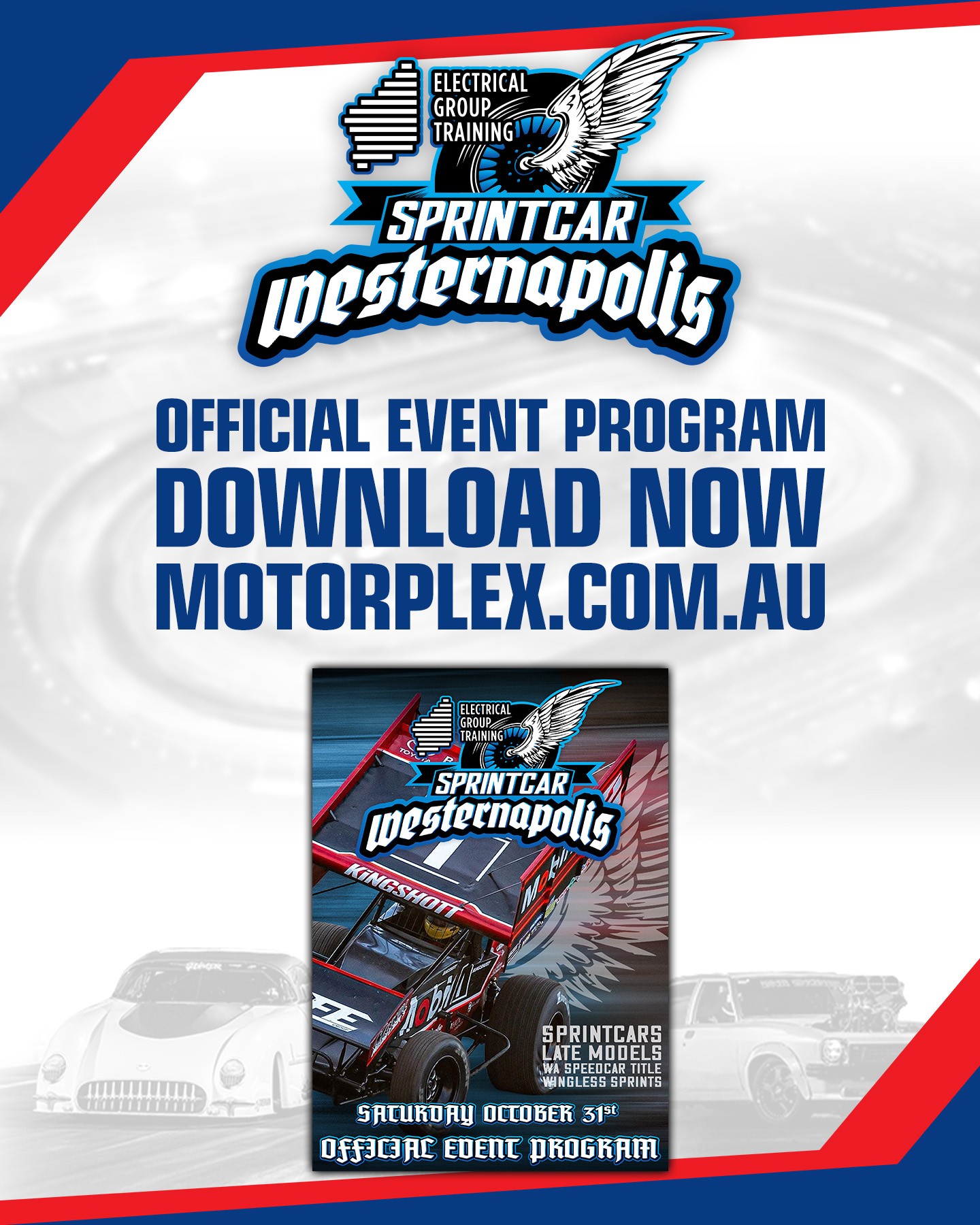 Sprintcar Westernapolis — Muscle spectator event in Perth, WA on Sunday 1 November 2026