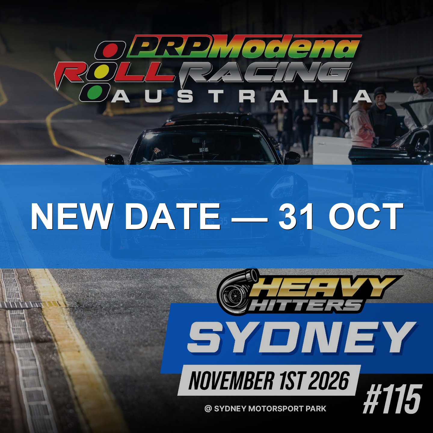 Roll Racing Sydney Heads Up Racing — JDM track day in Sydney, NSW on Saturday 31 October 2026