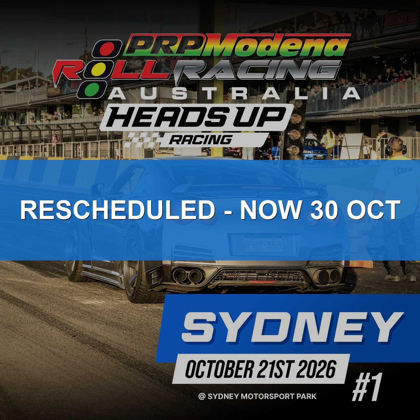 Heads Up Racing #1 — JDM/Muscle track day in Sydney, NSW on Wednesday 21 October 2026