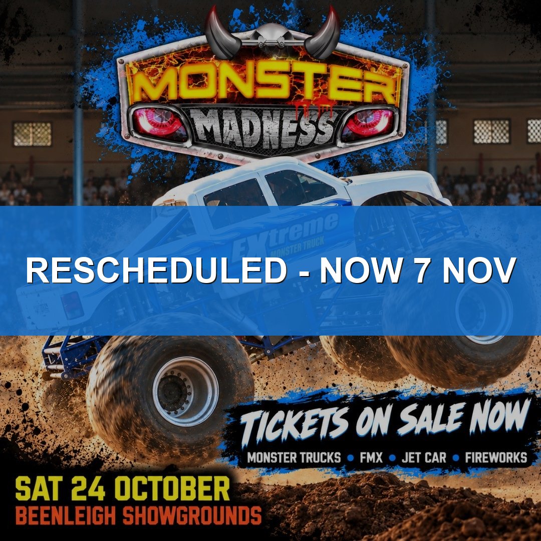 Monster Madness — 4x4/Muscle spectator event in Brisbane, QLD on Saturday 24 October 2026