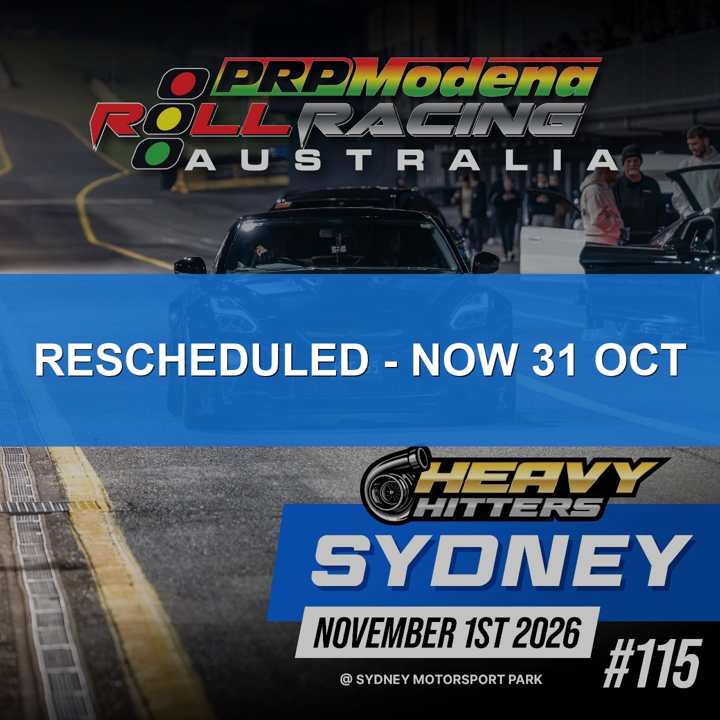 Heavy Hitters Sydney — Exotic/JDM track day in Sydney, NSW on Sunday 1 November 2026