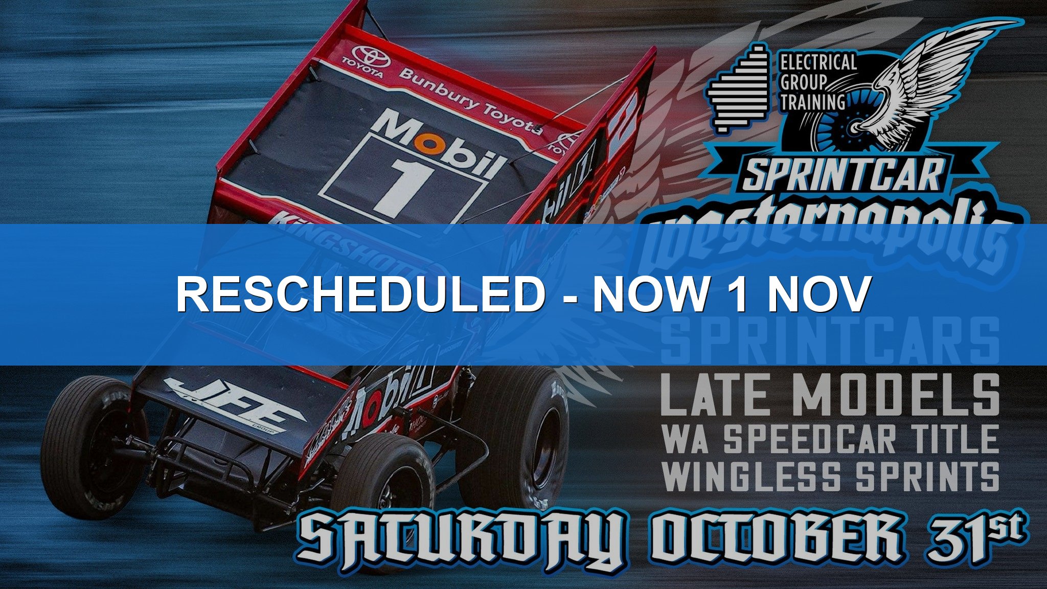 Sprintcar Westernapolis — Muscle spectator event in Perth, WA on Saturday 31 October 2026