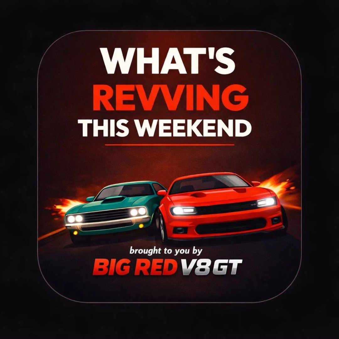 Big Red V8 GT Mustang