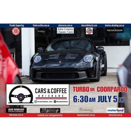 Cars & Coffee Brisbane — car meet in Brisbane, QLD on Saturday 5 July 2025