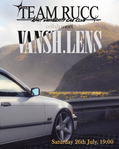 Team Rucc x Vansh.Lens Collab Meet — car meet in Melbourne, VIC on Saturday 26 July 2025