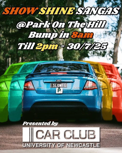 Show Shine Sangas — car meet in Sydney, NSW on Wednesday 30 July 2025