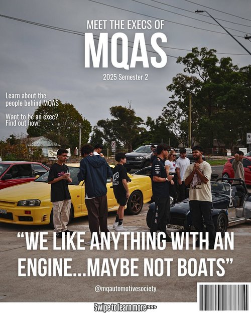 MQU Open Day Meet — car meet in Sydney, NSW on Saturday 16 August 2025