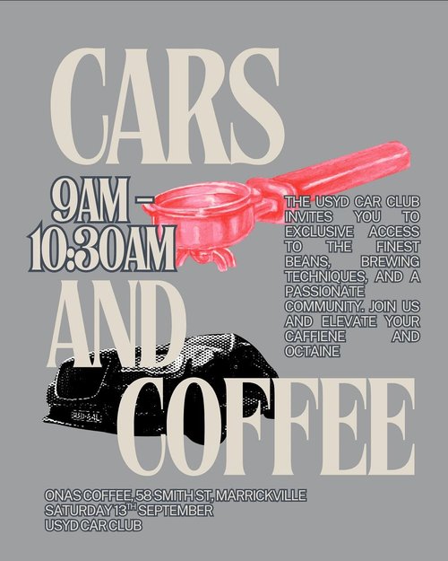 Cars and Coffee — car meet in Sydney, NSW on Saturday 13 September 2025