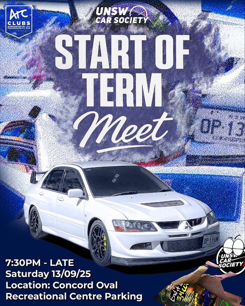 Start of Term Meet — car meet in Sydney, NSW on Saturday 13 September 2025