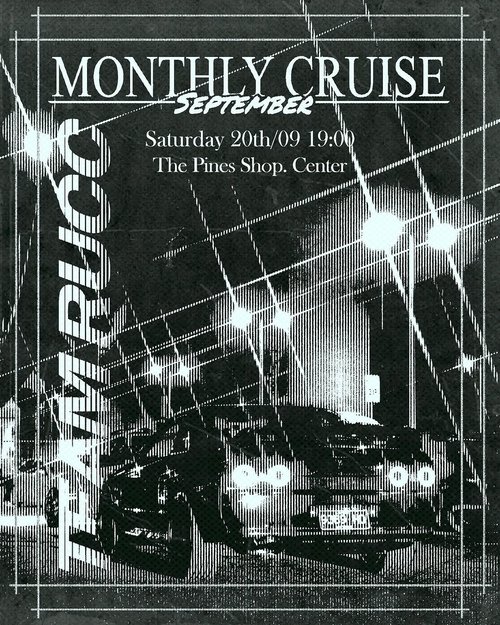 Monthly Cruise September — car meet in Melbourne, VIC on Saturday 20 September 2025