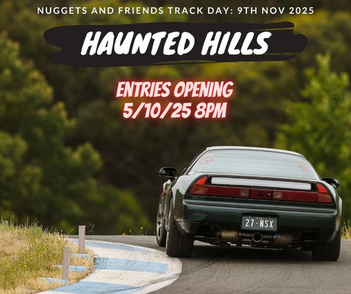 Nuggets and Friends Track Day: Haunted Hills — track day in Melbourne, VIC on Sunday 9 November 2025