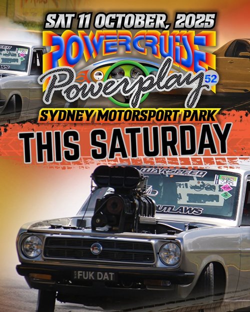 POWERCruise Powerplay 52 — car meet in Sydney, NSW on Saturday 11 October 2025