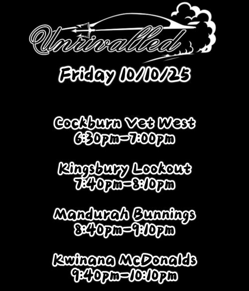 Friday Night Cruise — car meet in Perth, WA on Friday 10 October 2025