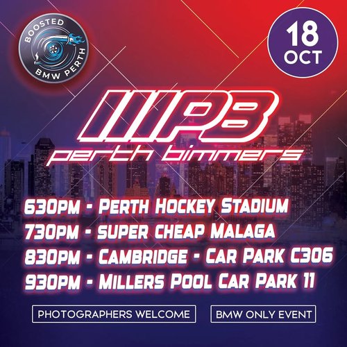 MPB — car meet in Perth, WA on Saturday 18 October 2025